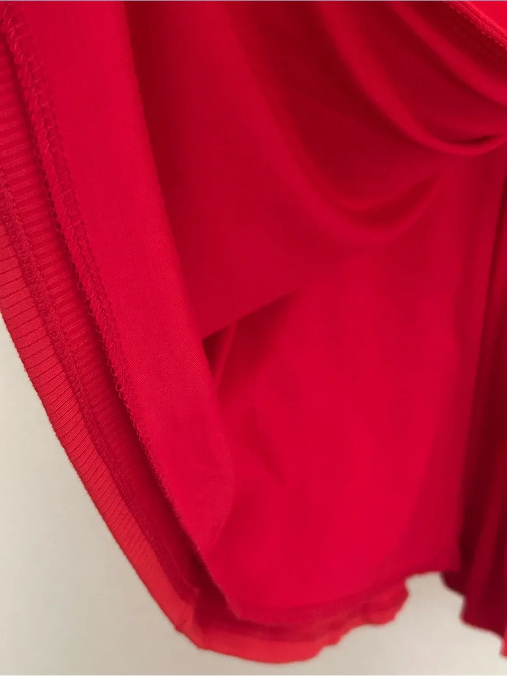 Lulus Centered on Style Red One-Shoulder Bodycon Ribbed Midi Dress Ruched Slit - Picture 10 of 13